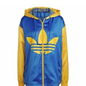 Adidas Kids Jacket in Blue and Yellow